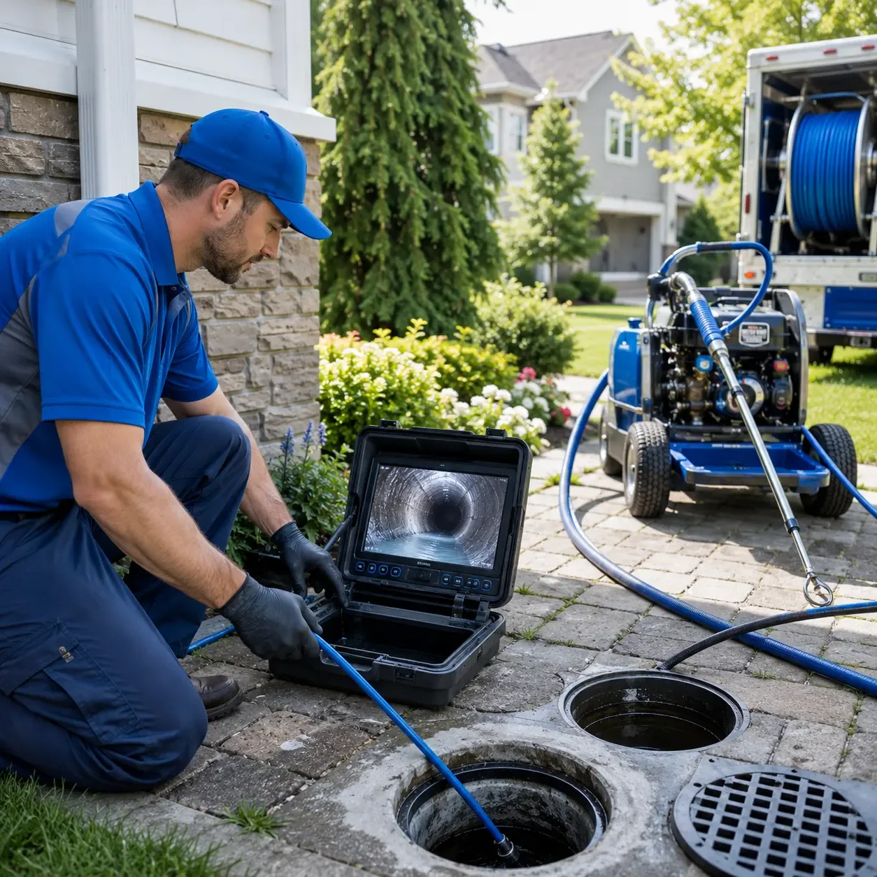 Outdoor drain cleaning professionals serving Cynthiana, OH